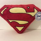Six Flags Magic Mountain DC Comics Superman Shield Red Big Pillow Plush NWT