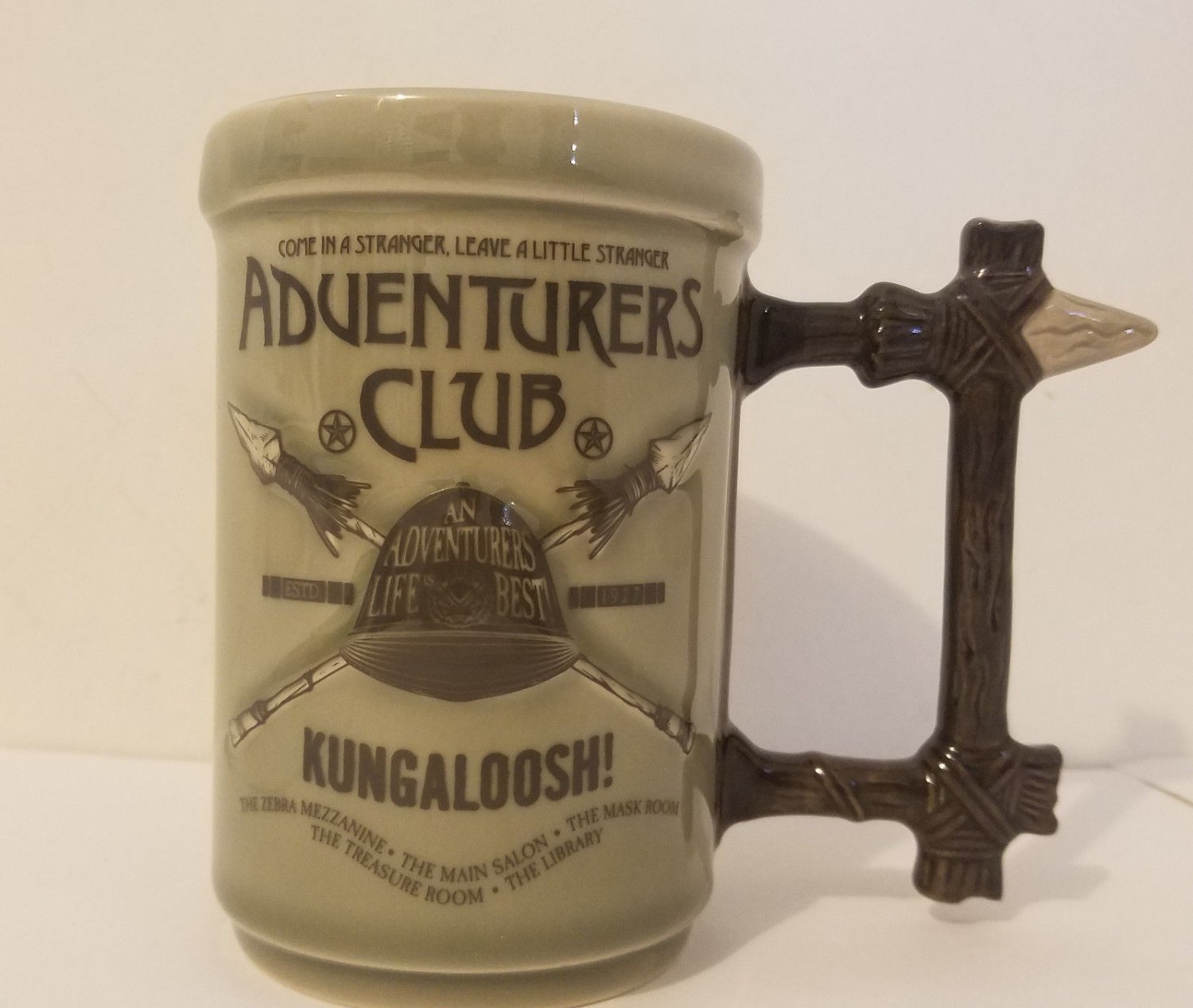 Disney Parks Walt Disney World Adventurers Club KUNGALOOSH! Ceramic Mug