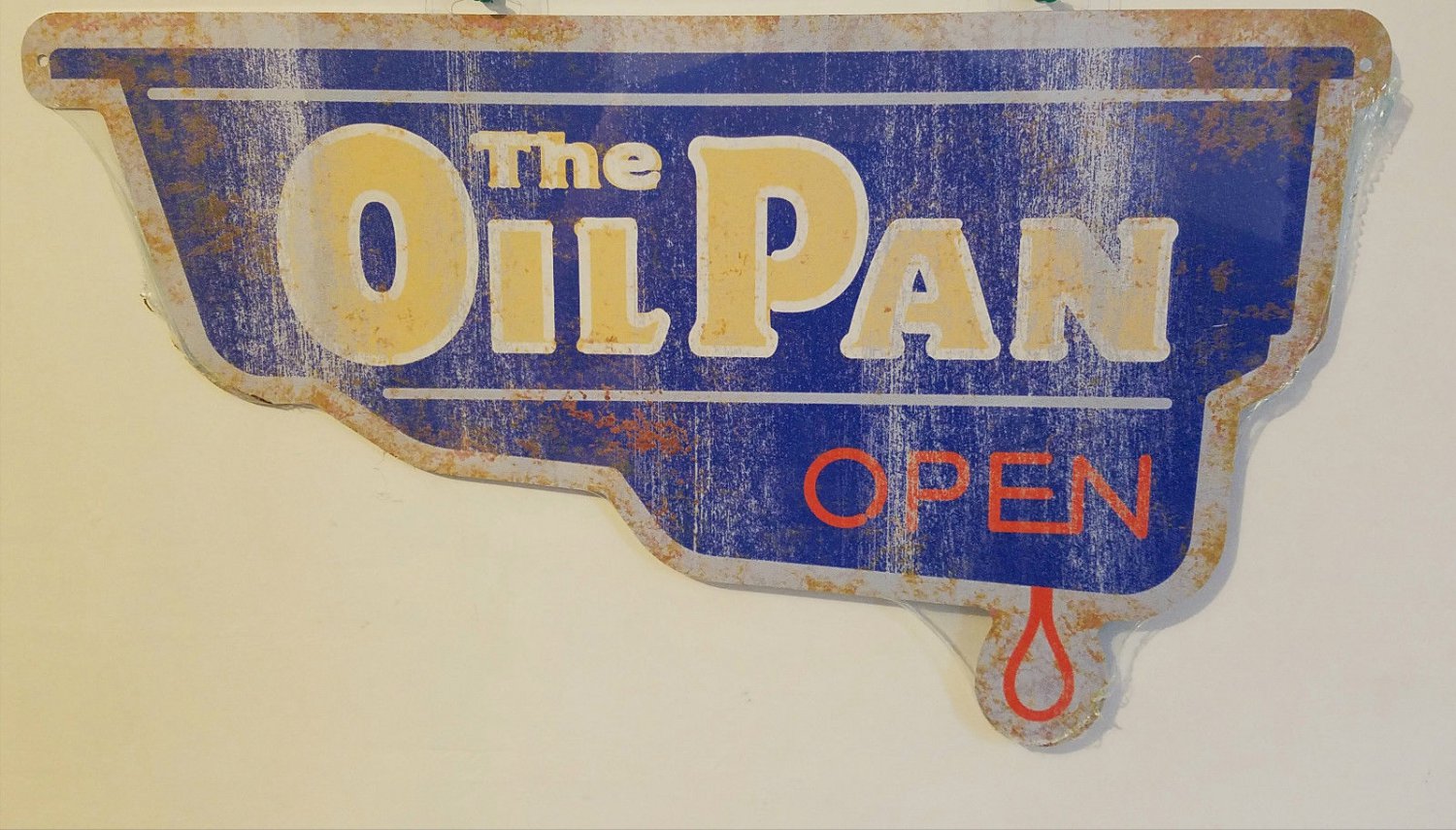 Disney Parks DCA Radiator Springs The Oil Pan Metal Sign
