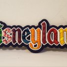 Disneyland Resort Souvenir Fridge Magnet Iconic Disneyland Colored Letters