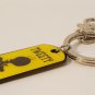 Six Flags Magic Mountain Looney Tunes Tweety Bird Silhouette Tag Keychain