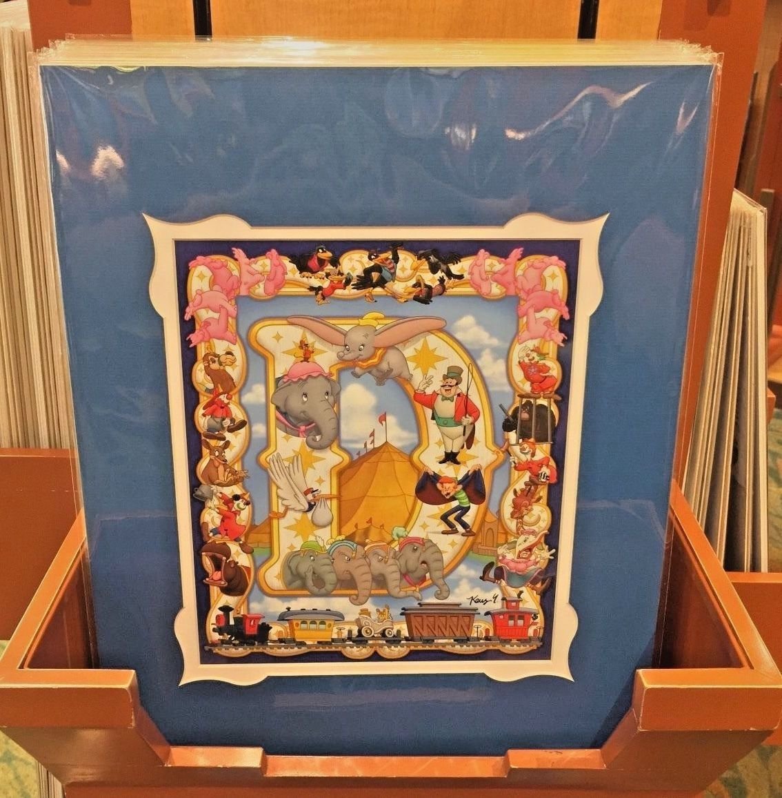 Disney Parks The Great Dumbo Deluxe Print by Kenny Yamada