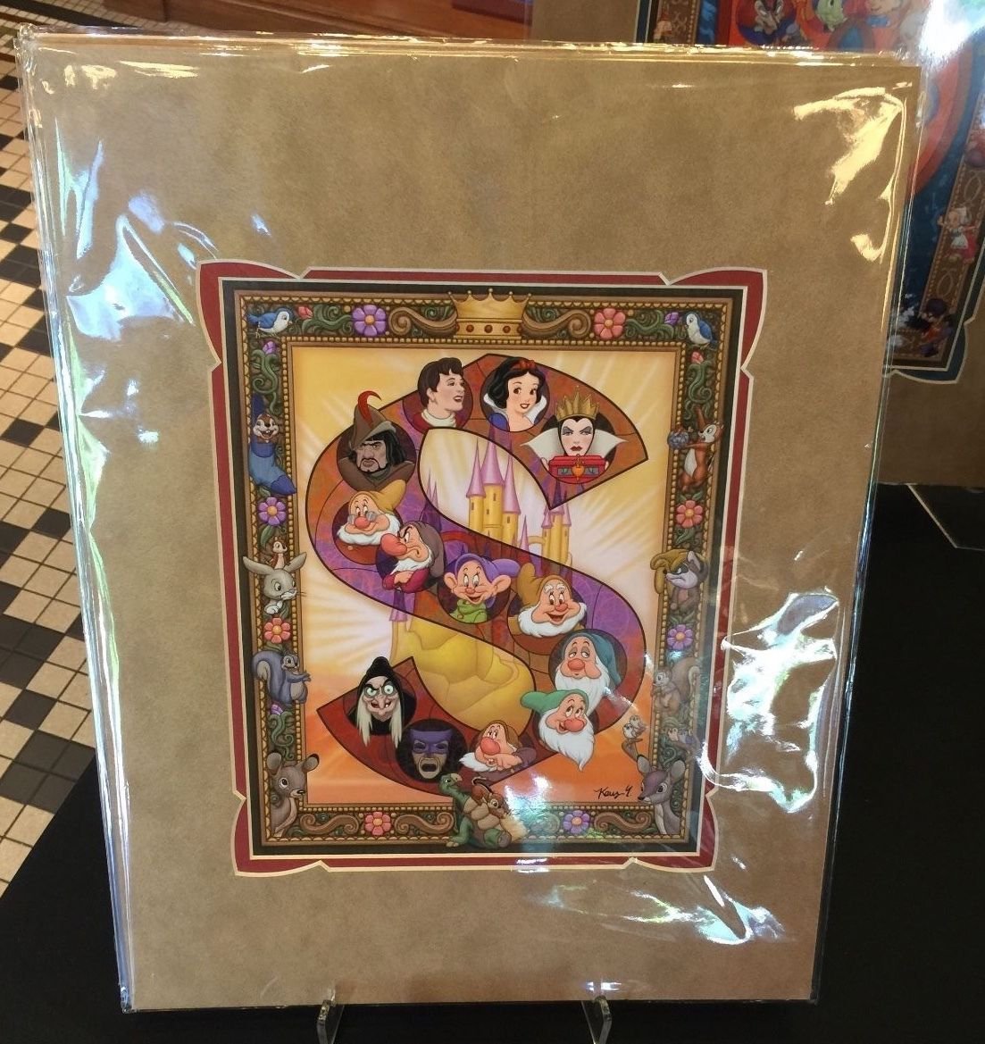 Disney Parks Snow White Deluxe Print by Kenny Yamada