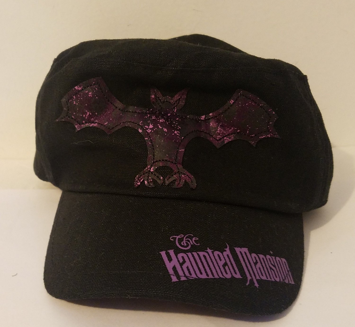 Disney Parks Haunted Mansion Bat Cadet Hat New