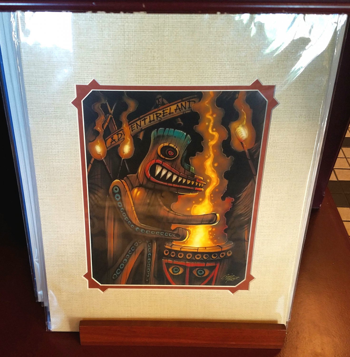 Disney Parks Tiki Adventureland Thunder Print By Craig Fraser