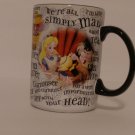 Disney parks alice in wonderland cheshire cat simply mad coffee mug new