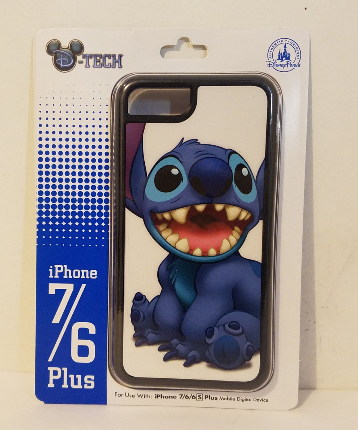 Disney Parks D-Tech Stitch Iphone 7/6 Plus Case New