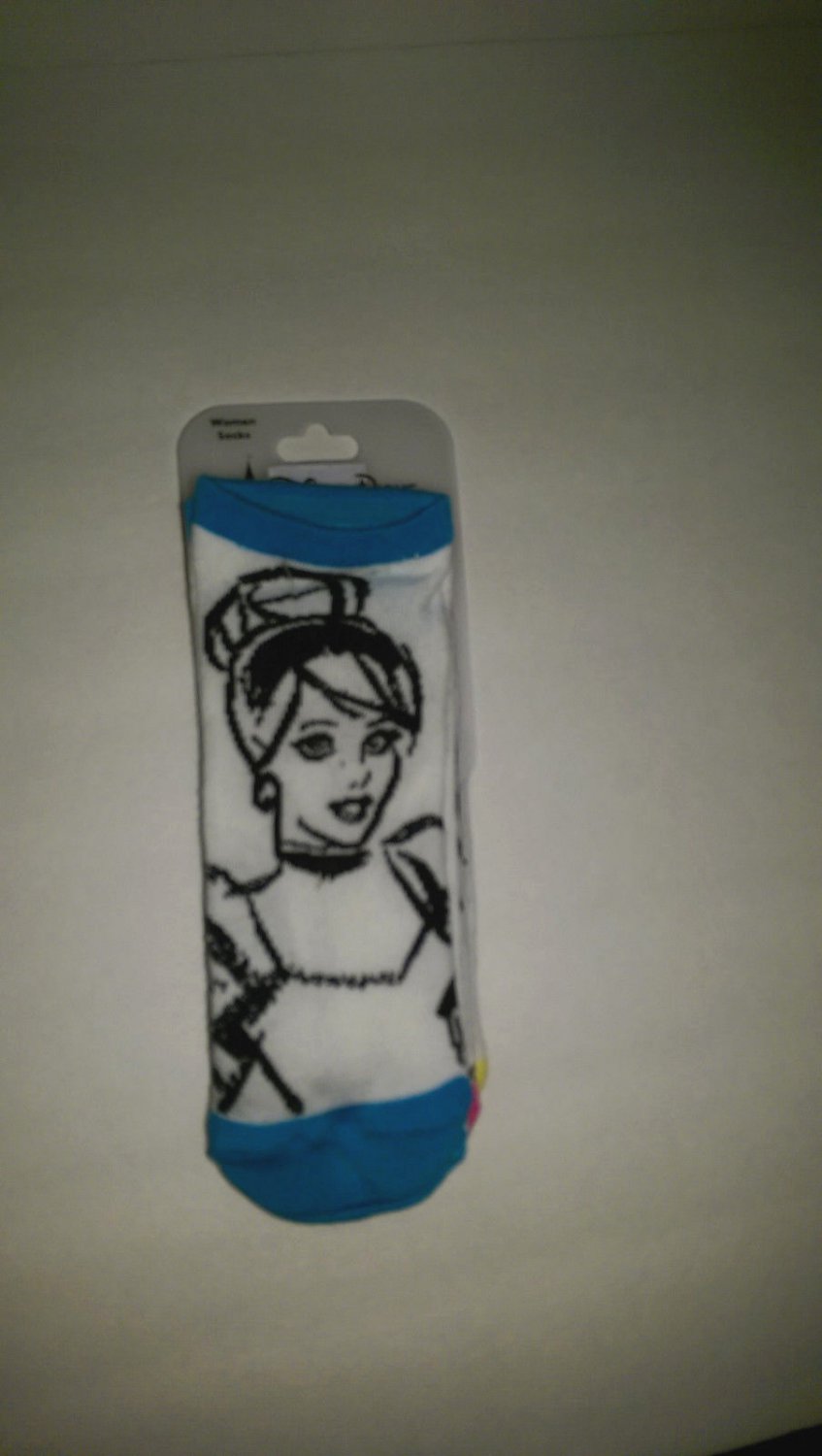 Disney Parks Princesses Women Socks New!