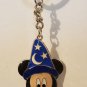 Disney Parks Sorcerer Mickey Mouse Face Keyring Metal Keychain New