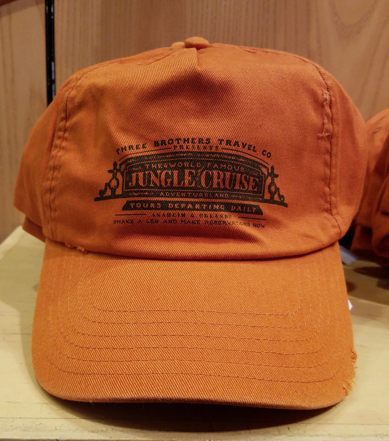 Disney Parks The World Famous Jungle Cruise Adjustable Baseball Cap Hat New