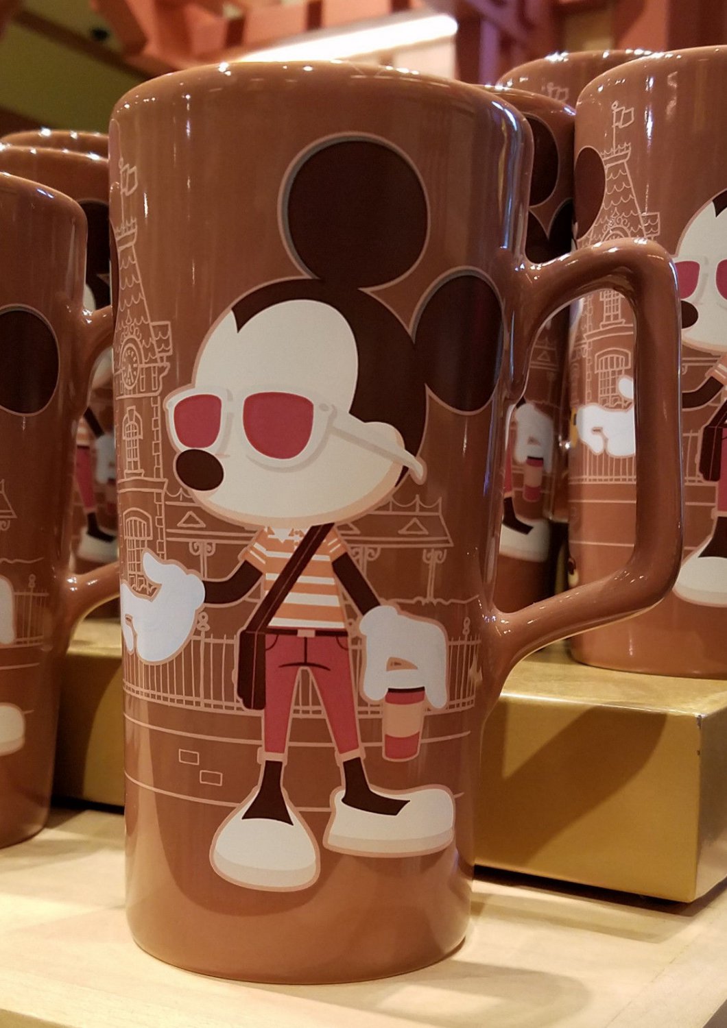 Disney Parks Hipster Minnie Mouse & Mickey's Really Swell Coffee Cup Mug