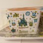 Disney Parks Walt Disney World Magic Kingdom Retro Map Appetizer Bowl Tray Set