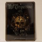 Disney Parks Pirates Caribbean No Trespassing Dead Men Tell No Tales Tin Sign