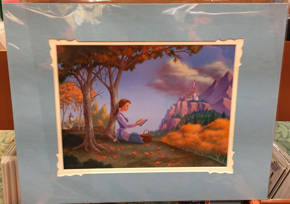 Disney Parks Princess Belle Belle's Favorite Tale Print by Larry Nikolai