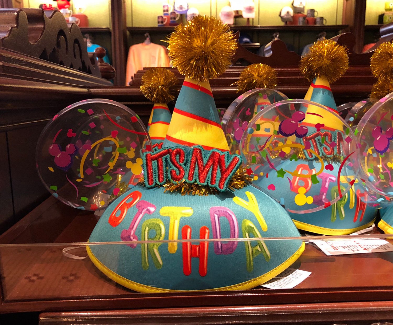 Disney Parks It's My Birthday Mickey Mouse Ear Hat Brand New