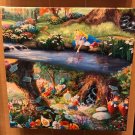Disney Parks Alice In Wonderland Canvas Wrap Print by Thomas Kinkade Studios