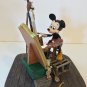 Disney Parks Self Portrait Mickey Mouse and Walt Disney Figurine New