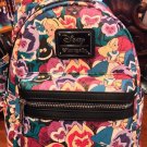 Disney Parks Alice in Wonderland Faux Leather Loungefly Small Backpack New