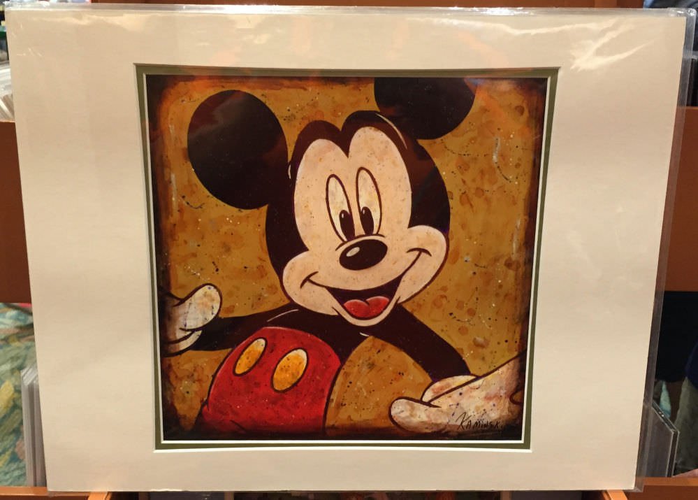 Disney Parks Mickey Mouse Surprise! Deluxe Print by Joe Kaminski