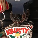 Universal Studios The Simpsons Krusty The Clown "I Didn't Do It" Metal Keychain