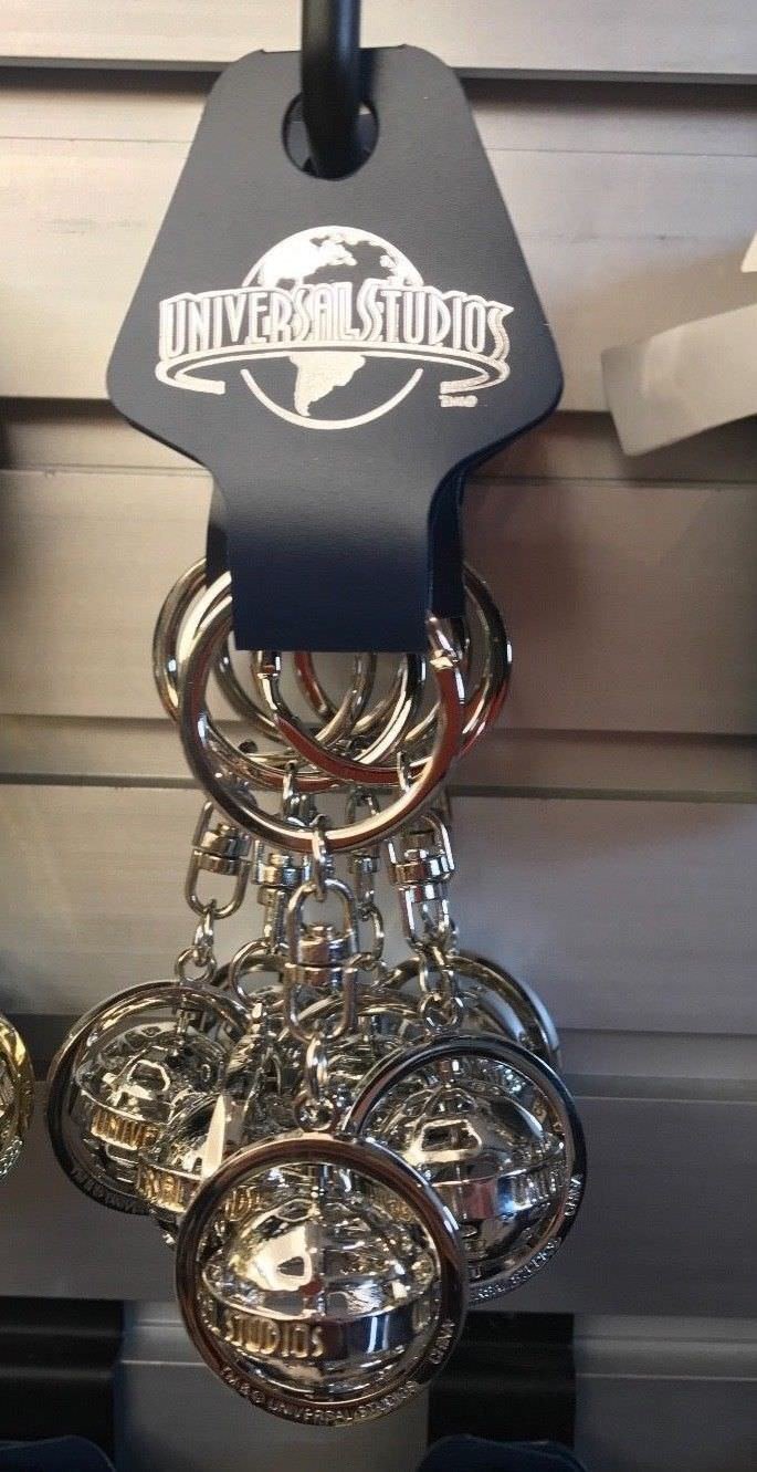 Universal Studios Exclusive Silver Finish Globe Keychain