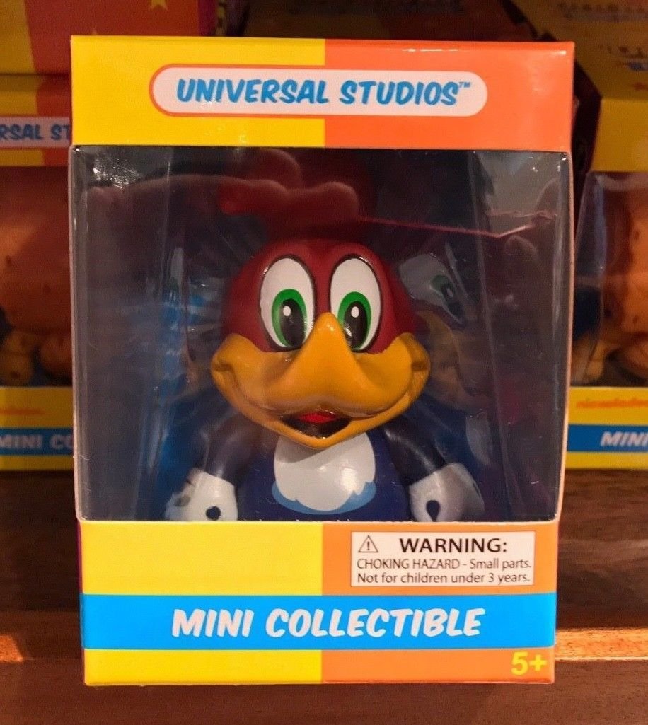 Universal Studios Exclusive Woody Wood Pecker Mini Collectible Figure New