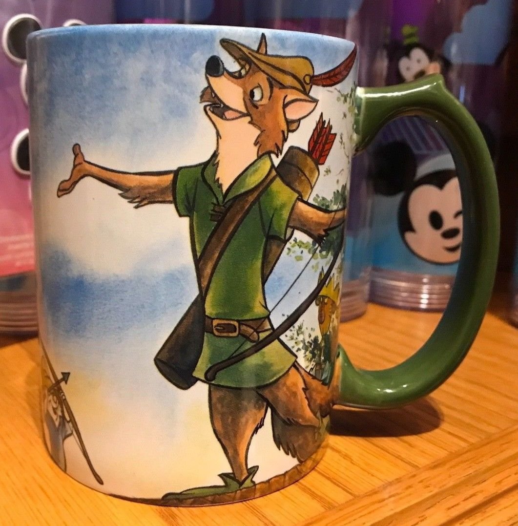 Disney Parks Exclusive Robin Hood Ceramic Mug Cup New
