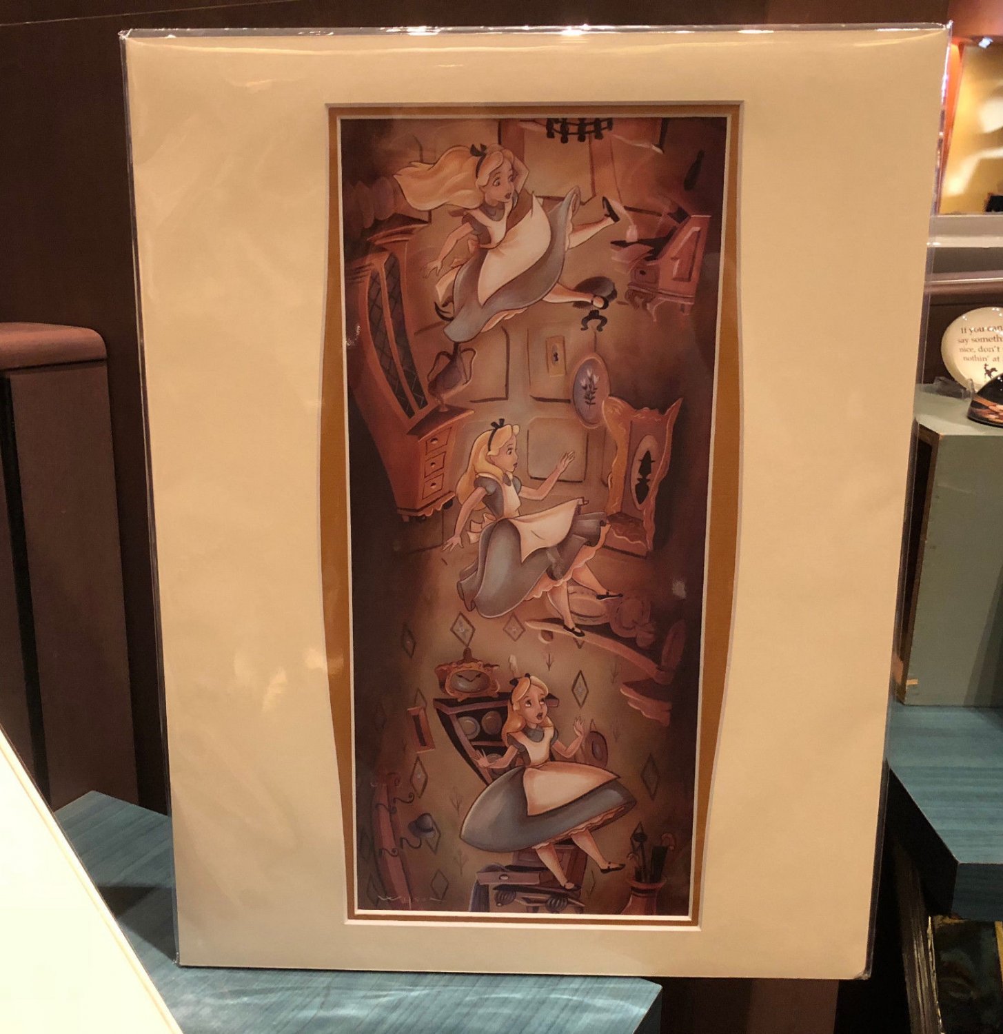 Disney Parks Alice Going to Wonderland Print by Darren Wilson New