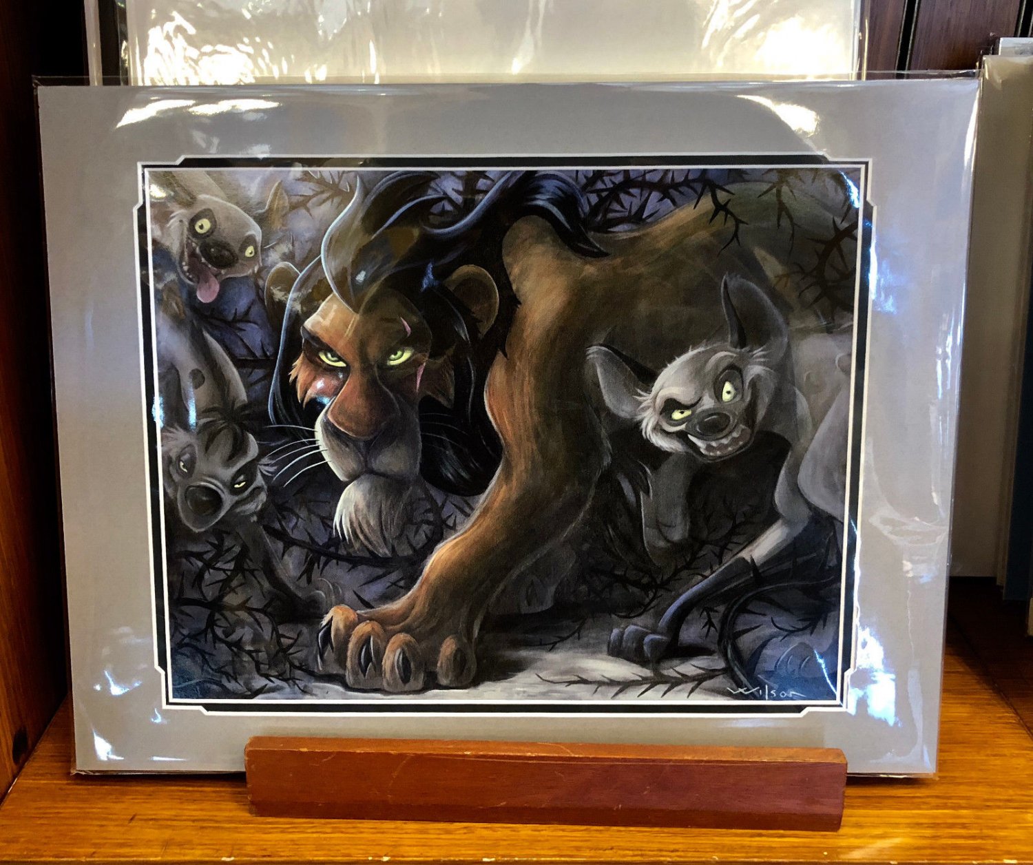 Disney Parks The Lion King Scar and Crew Print by Darren Wilson New