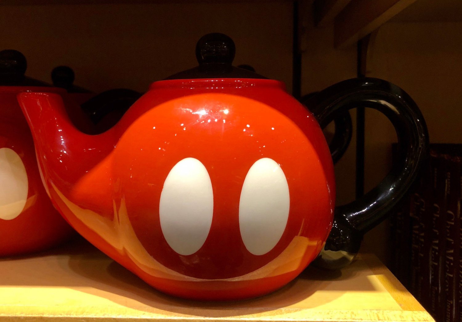 Disney Parks Mickey Mouse Pants Ceramic Teapot Tea Pot New