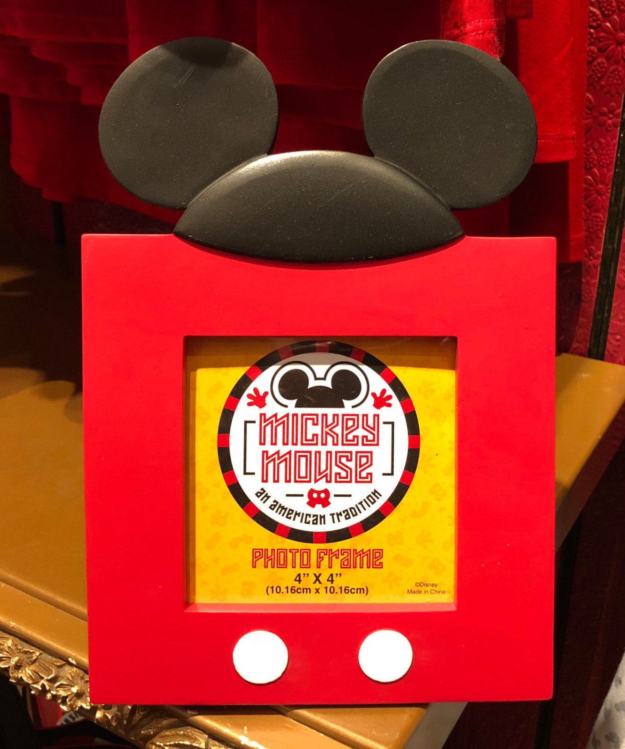 Disney Parks Mickey Mouse An American Tradition Photo Frame New