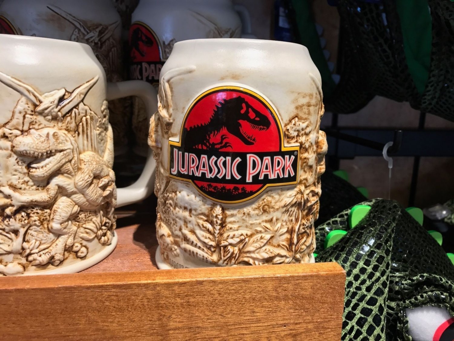 Universal Studios Exclusive Jurassic Park Tall Jumbo Ceramic Mug New