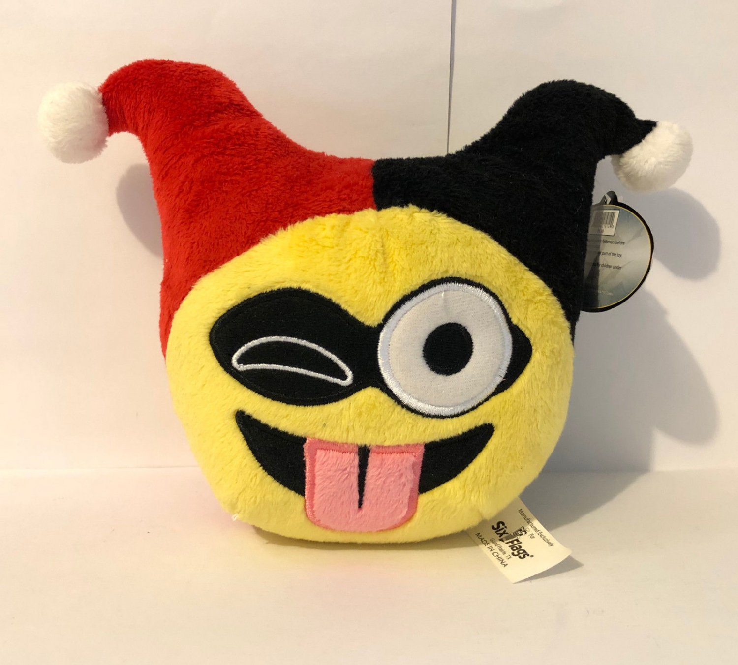 Six Flags Magic Mountain DC Comics Emoji Harley Quinn Mini Plush