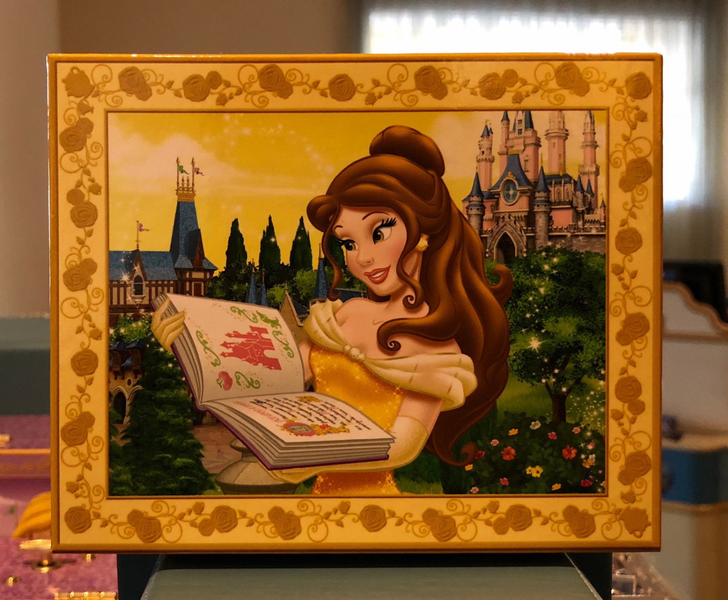 Disney Parks Princess Music Box Beauty and Beast Belle Musical Jewelry Box