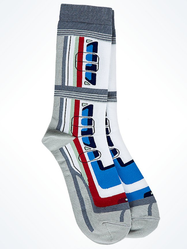 isney Parks Walt Disney World Monorail Train Adult Socks New