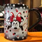 Disney Parks Minnie Mouse Black Polka Dot Cup Mug