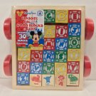 Disneyladn Resort Disney Parks Melissa & Doug Classic ABC 123 Wood Blocks New