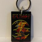 Six Flags Magic Mountain DC Batman Collage Metal Keyring Keychain