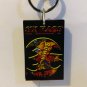 Six Flags Magic Mountain DC Batman Collage Metal Keyring Keychain