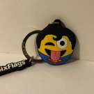 Six Flags Magic Mountain DC Comics Superman Emoji Keychain