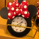 Disney Parks Minnie Mouse Icon Bow 3.4" Round Picture Photo Frame New