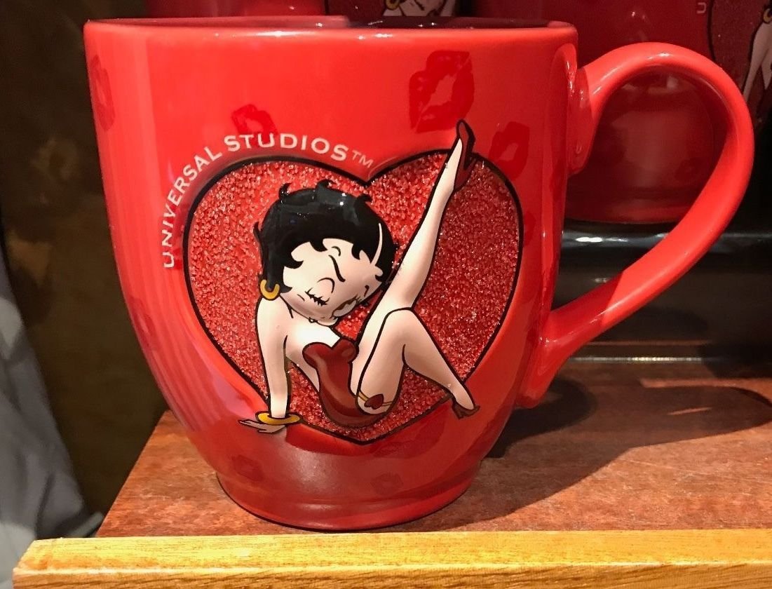 Universal Studios Exclusive Betty Boop Red Ceramic Mug