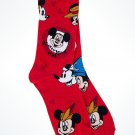 Disney Parks Mickey Mouse Through The Years Adult Socks New with Tags