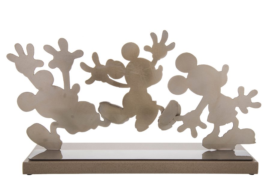 Disney Parks Mickey Mouse Metal Sculpture Figurine New