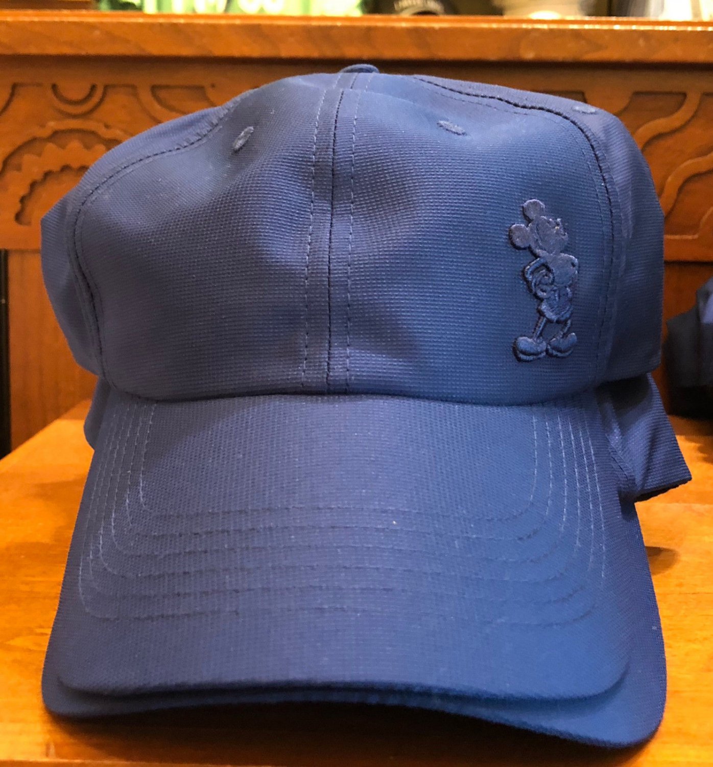 Disney Parks Mickey Mouse Blue Performance Hat Cap New