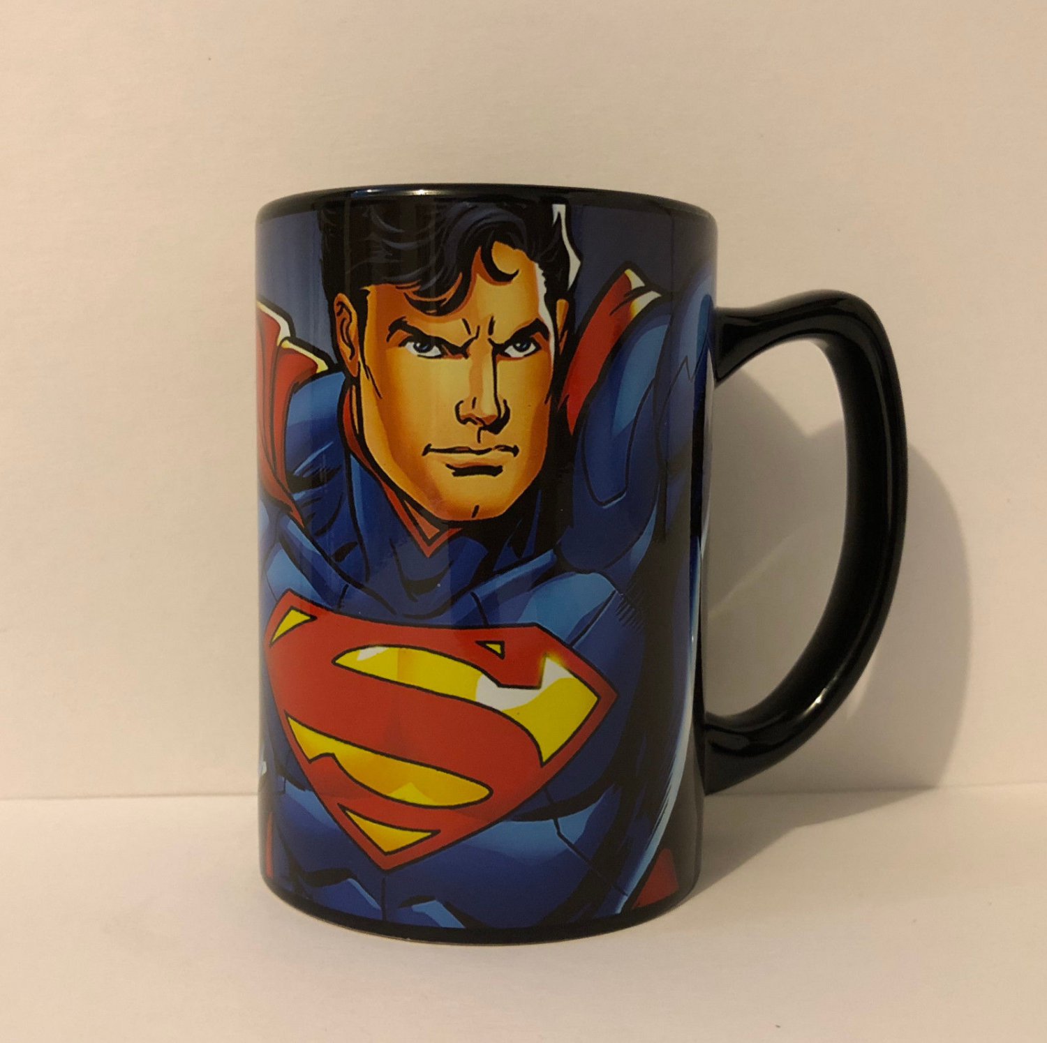 Six Flags Magic Mountain DC Comics Superman 14oz Slim Mug New