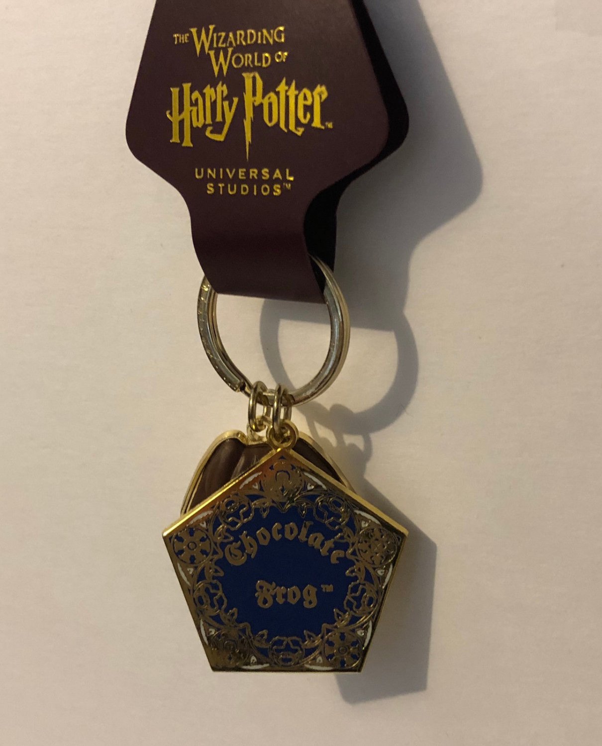 Universal Studios Exclusive Chocolate Frog Gold Plated Keychain