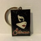 Six Flags Magic Mountain DC Comics Catwoman Glitter Metal Keychain New