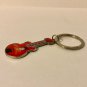 Six Flags Magic Mountain Loone Tunes Daffy Duck Guitar Shape Keychain New