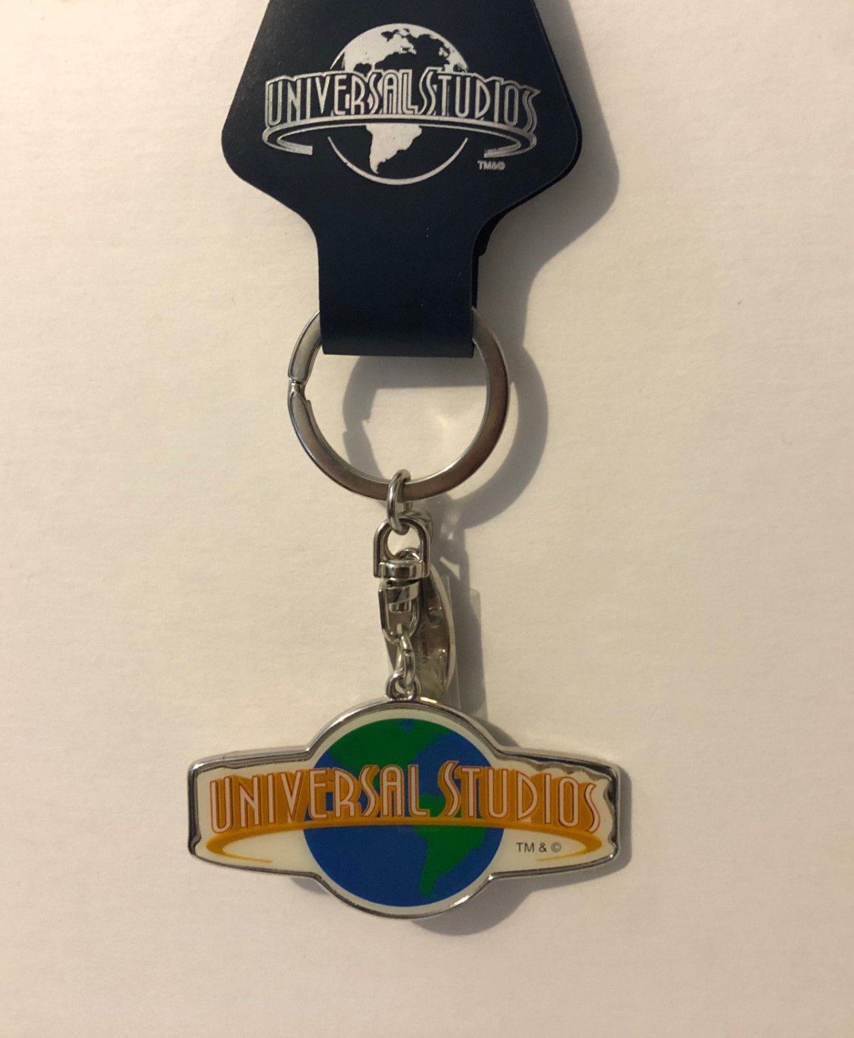 Universal Studios Exclusive Logo Double Sided Keychain New